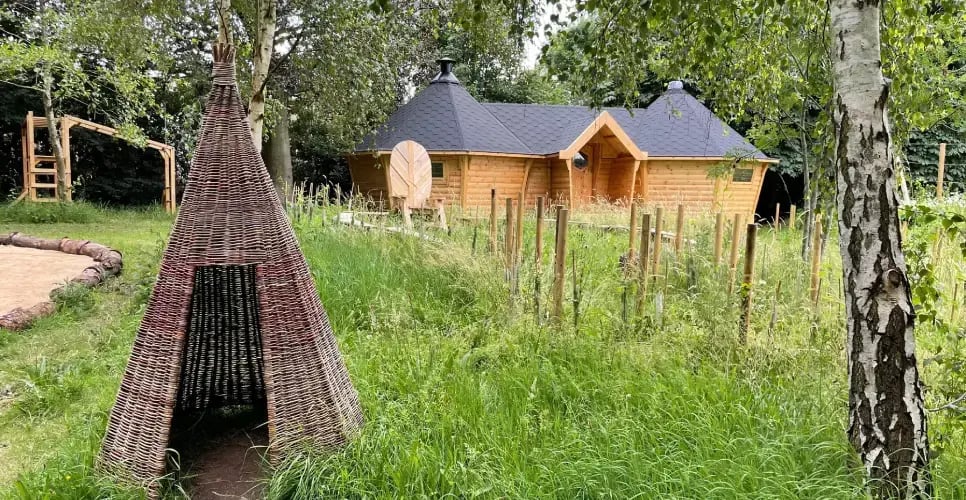Cabins For Schools - Cutnall Green C of E Primary School -2x14m2, Solar Pipe & BBQ_20-966x500