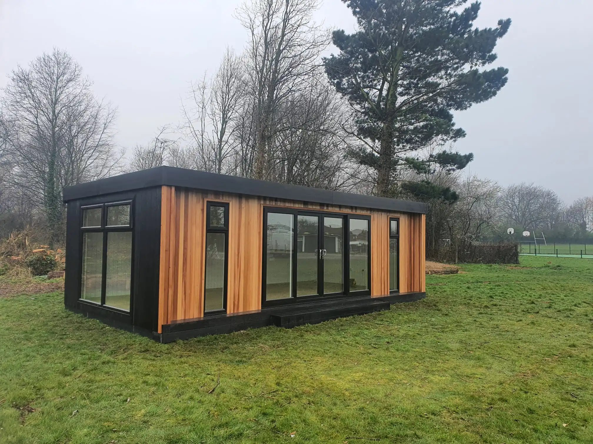 cabins for schools outddoor classroom installed for sunnyfields primary school in doncaster 