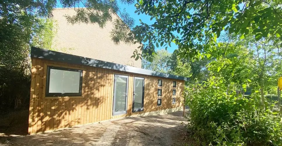 Cabins For Schools - Walnut Tree Walk  10m x 3m -  Redwood-966x500