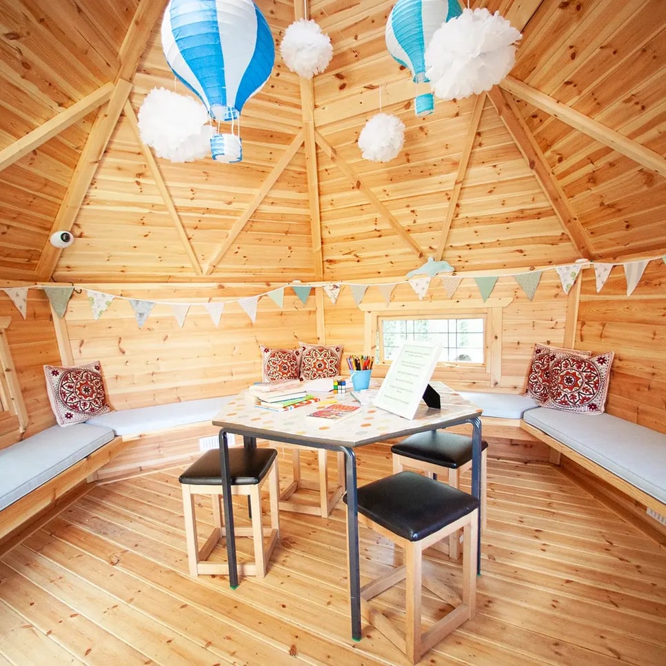 Cabins For Schools wooden classroom