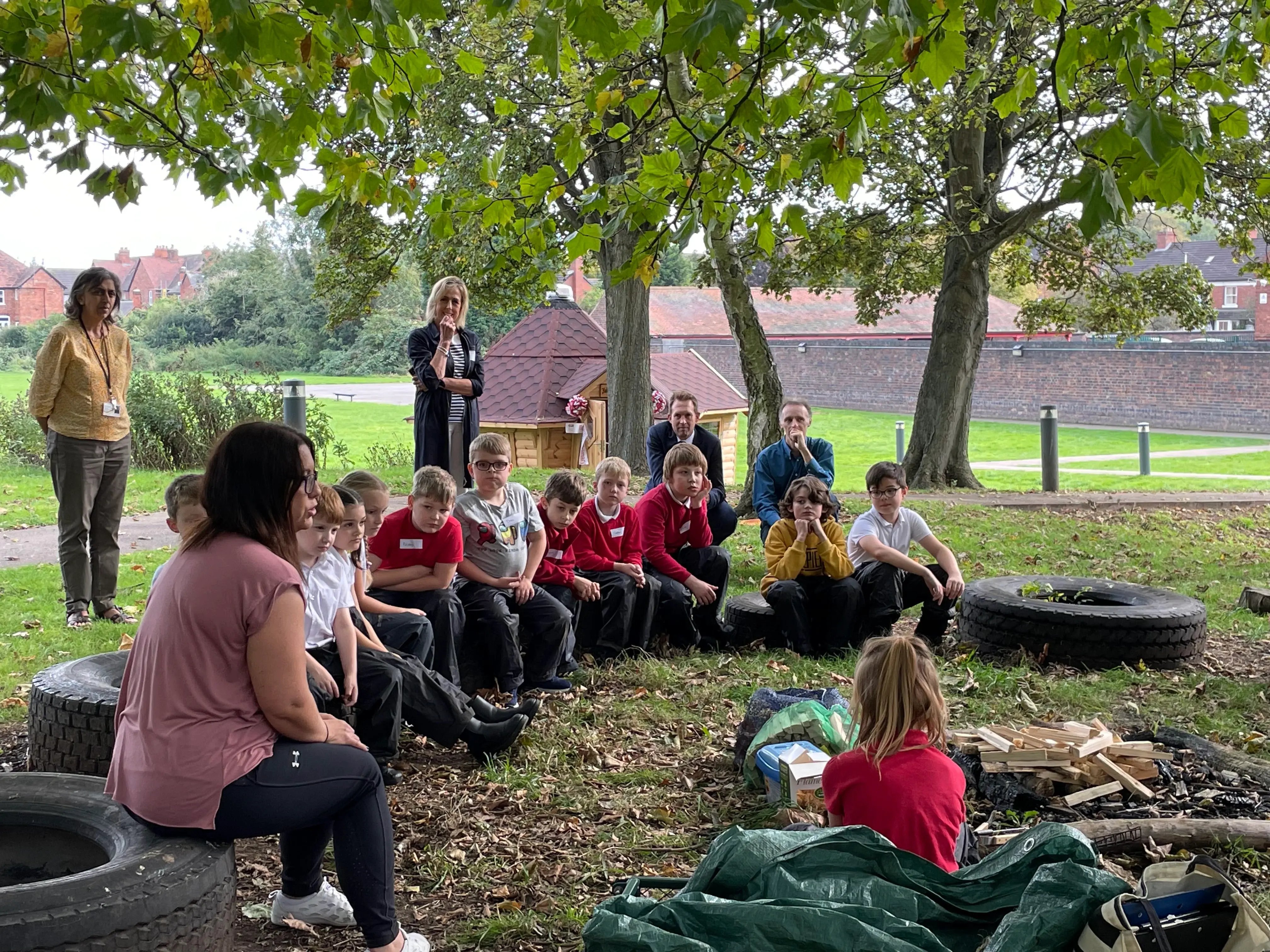 forest school taster session for outdoor classroom day 