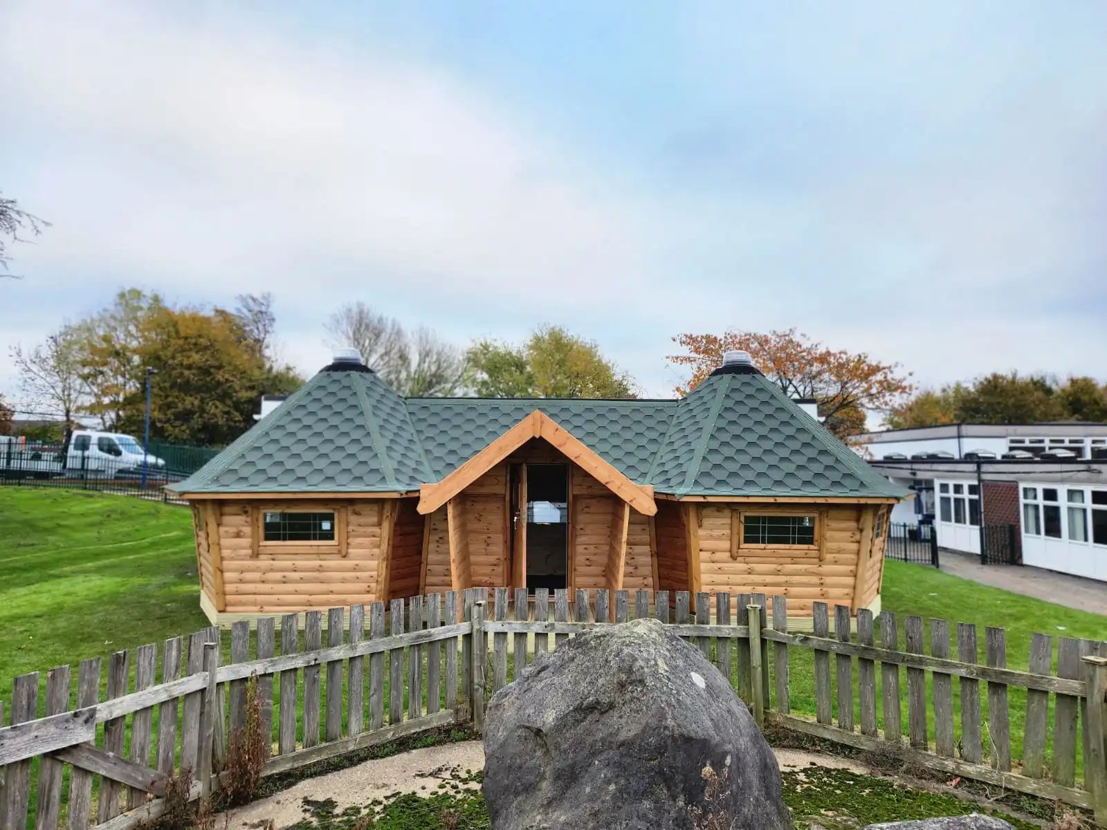 connected cabins for wraparound care