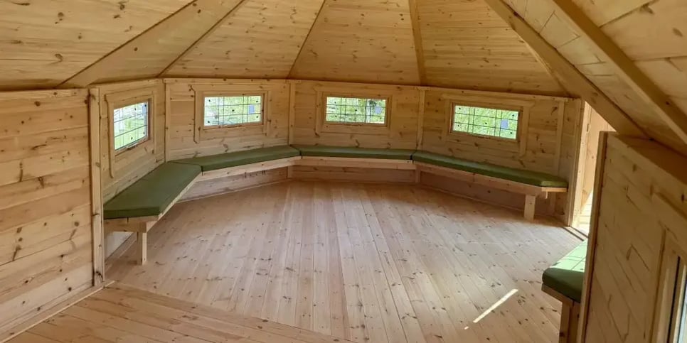 Cabins for Schools 17m 3mDSR 1.5m porch - Colwall CofE Primary School_4-500h