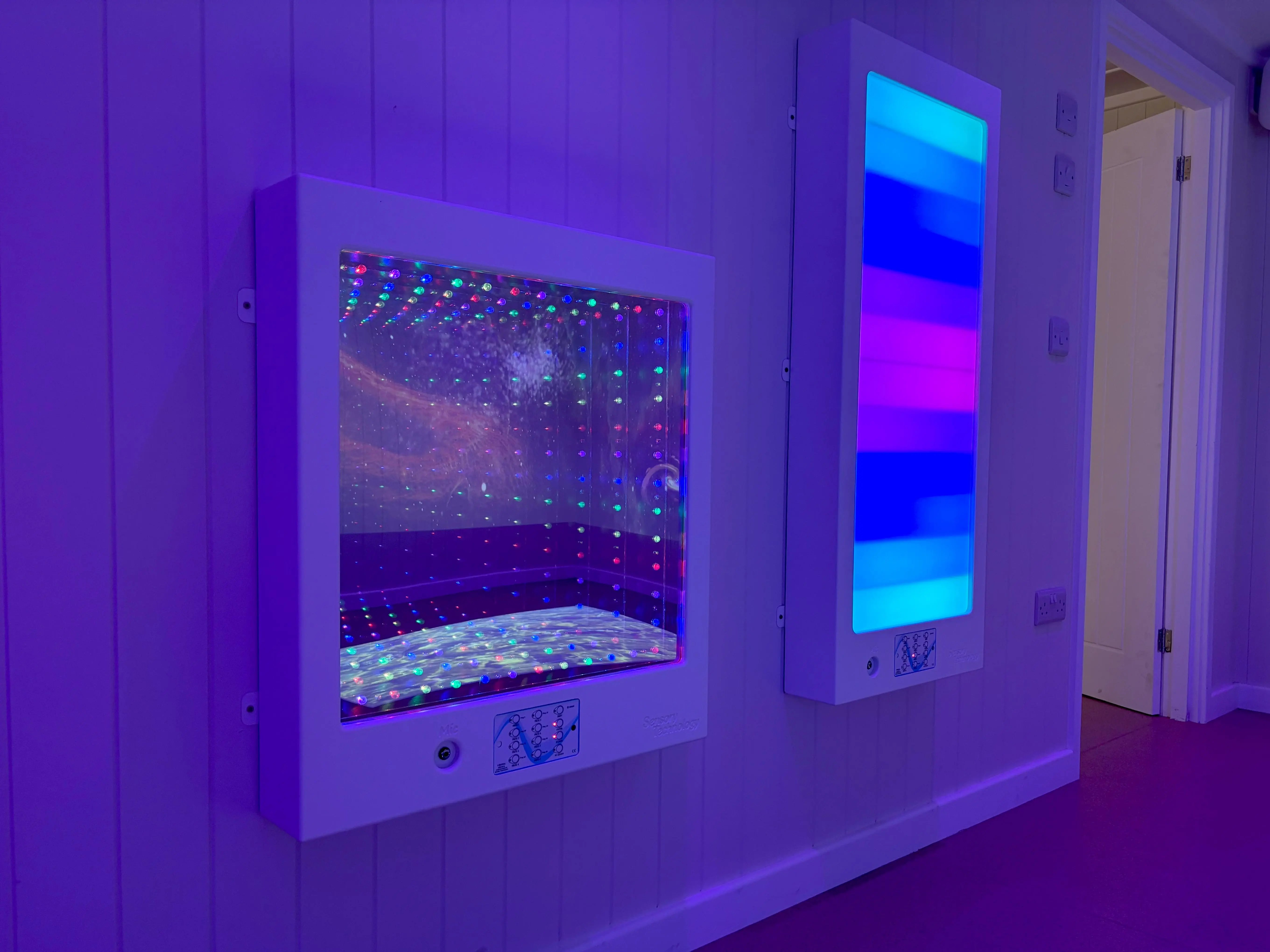 an example of sensory equipment provided by sensory technology to kit out a fully bespoke modular sensory room for schools