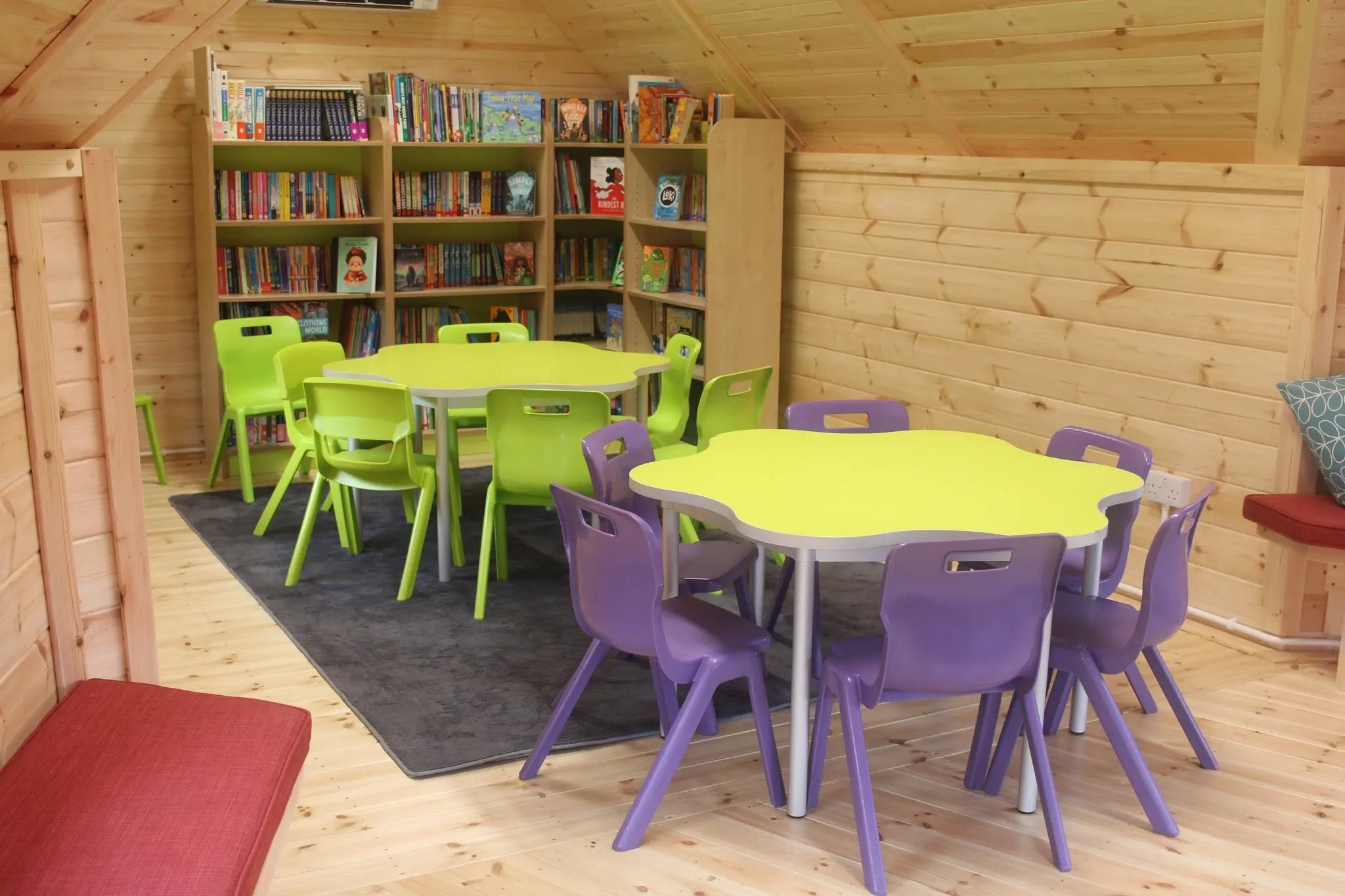 outdoor library cabins for schools