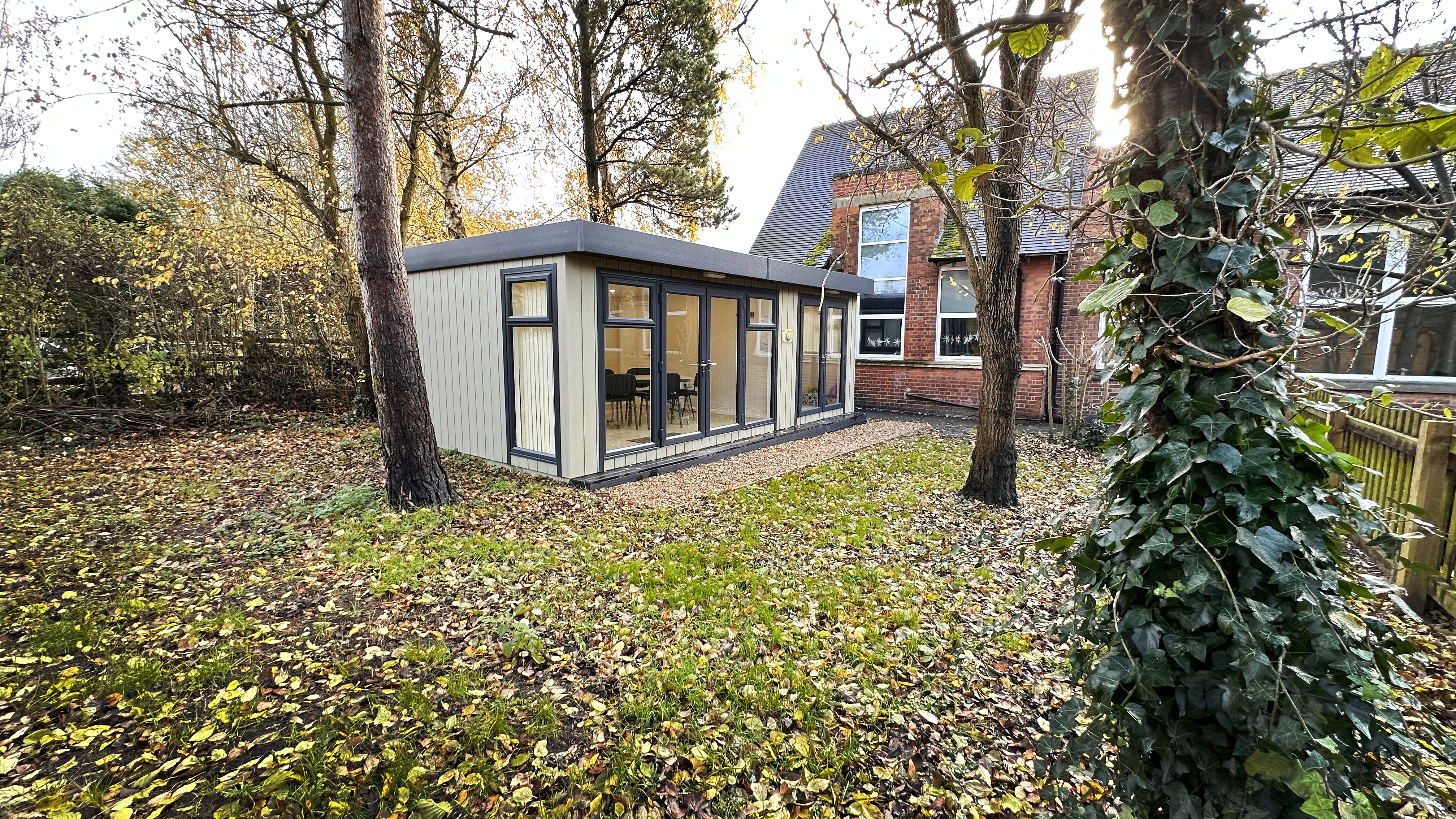 modular eco classroom for Asfordby Hill Primary School