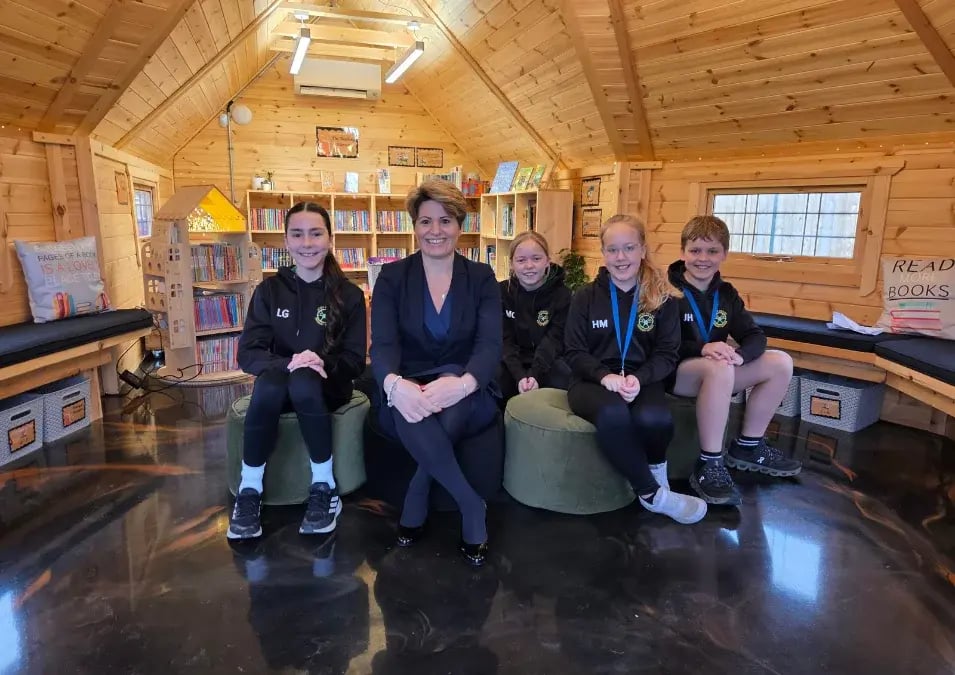 school library cabin