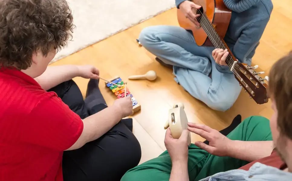 students-playing-music