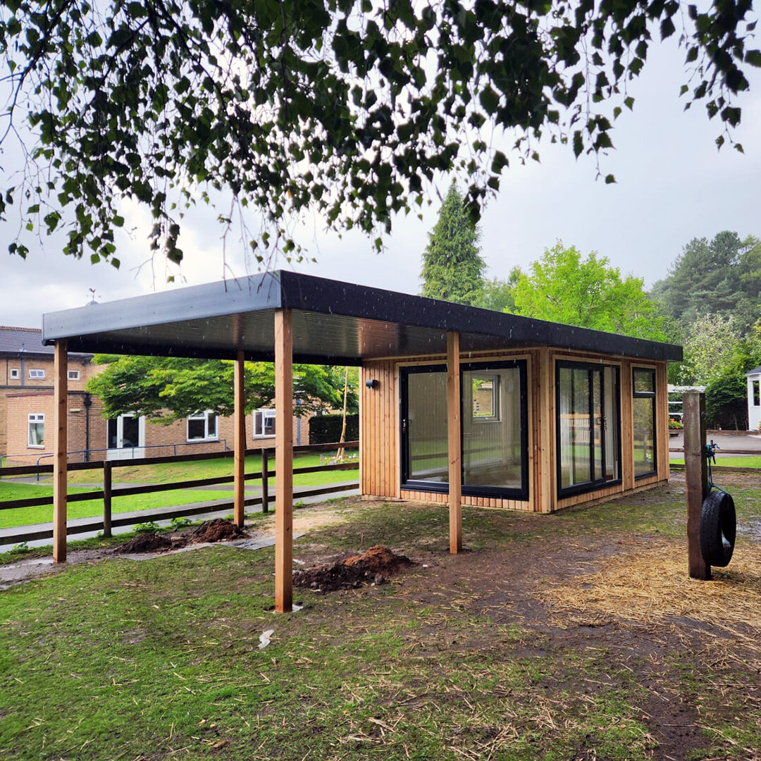 Cabins For Schools - Portland College - 5m x 3.5m - Redwood 5m Veranda - Toms team_01a-1 Cabins For Schools - Portland College - 5m x 3.5m - Redwood 5m Veranda - Toms team_01a-1