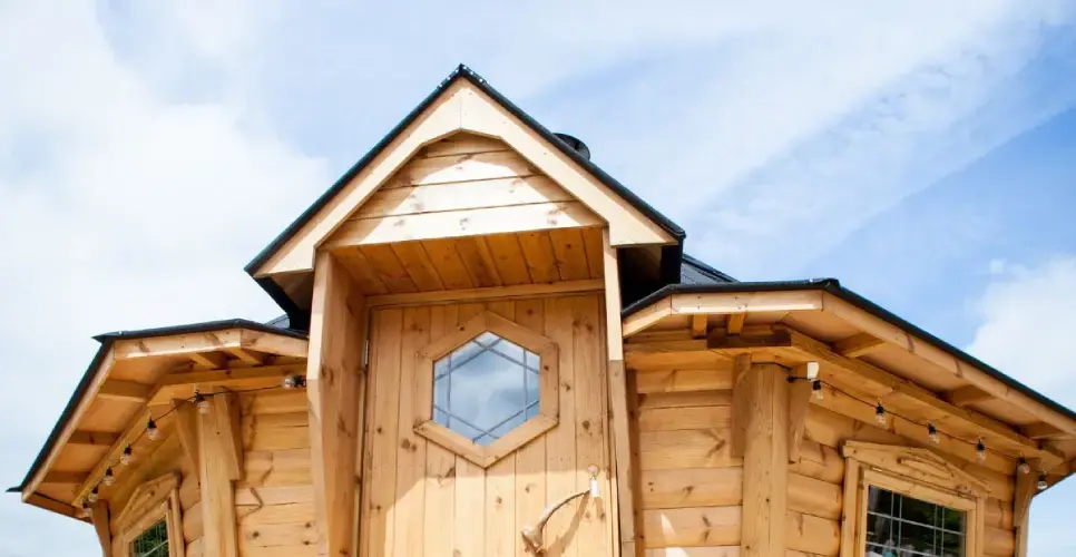 cabins for schools hobbit hut, hagrid hut or hobbit house style log cabin