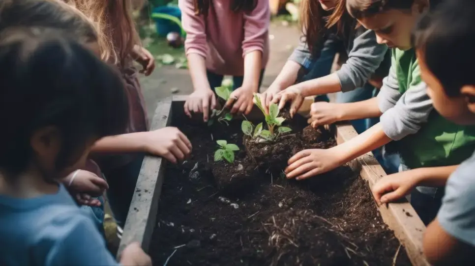 school gardening for horticultural therapy to support students with SEND 