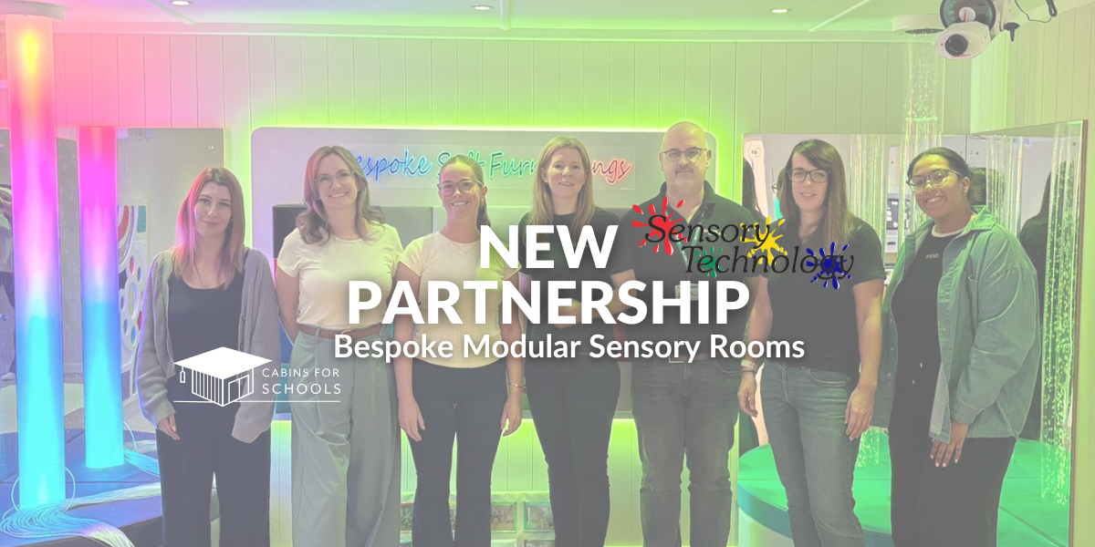 cabins for schools and sensory technology launch new partnership to create bespoke modular sensory rooms for schools